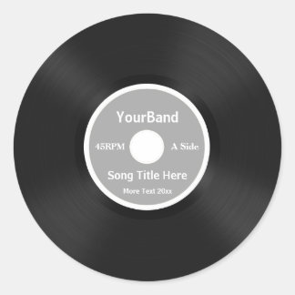 Sticker Rond Personnalité du Custom