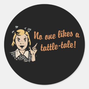 Sticker Rond Personne n'aime un conte de bataille