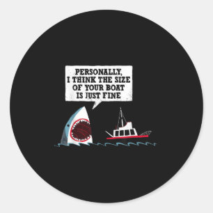 Sticker Rond Personnellement, Je Pense Que La Taille De Votre B