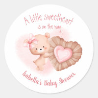 Petit Baby shower minou rose fille