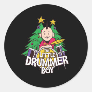 Sticker Rond Petit batteur