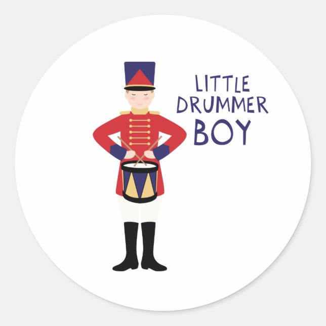 Sticker Rond Petit Batteur (Devant)
