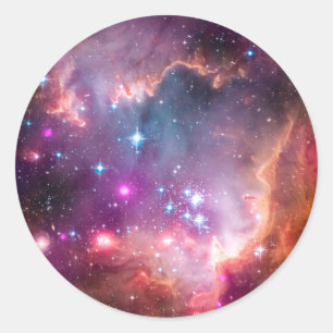 Sticker Rond Petit nuage de Magellanic