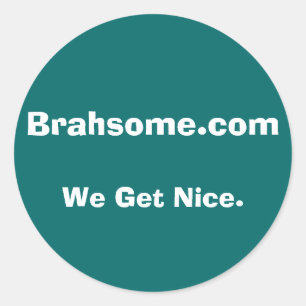 Sticker Rond Petit pare-chocs Brahsome
