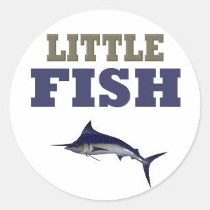STICKER ROND PETIT POISSON
