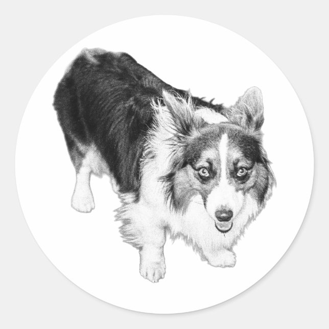 Sticker Rond Petite étape, grande présence (Devant)