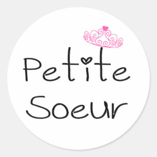 Sticker Rond Petite soeur