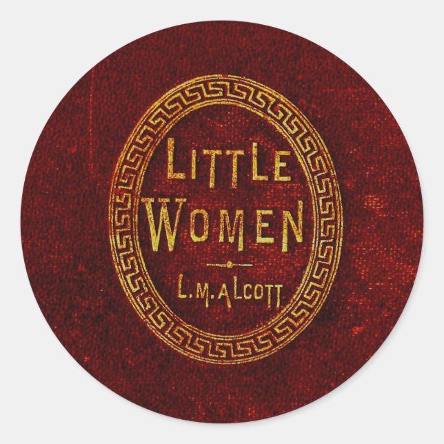 Sticker Rond Petites femmes | (Devant)