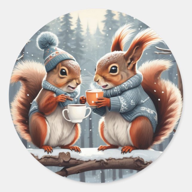 Sticker Rond Petits copains (Devant)