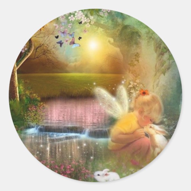 Sticker Rond Petits moments précieux (Devant)