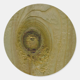Sticker Rond Pétrin en bois