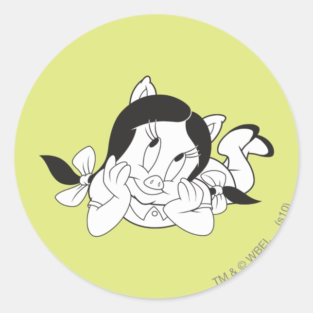 Sticker Rond Petunia Dreaming (Devant)
