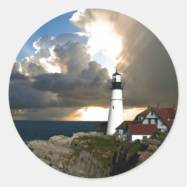 Sticker Rond Phare (Devant)