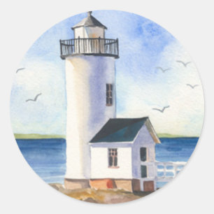 Sticker Rond Phare d'Anne de cap
