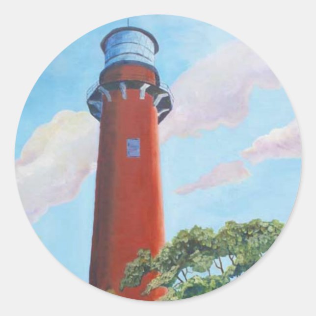 Sticker Rond Phare de Jupiter (Devant)