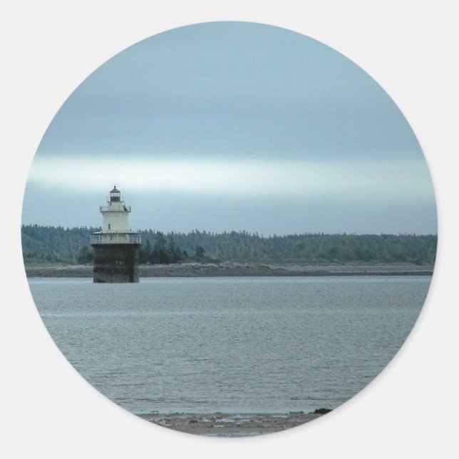 Sticker Rond Phare du Maine 40 (Devant)
