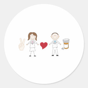 Sticker Rond Pharmaciens