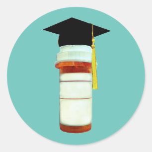 Sticker Rond Pharmacy School Graduation