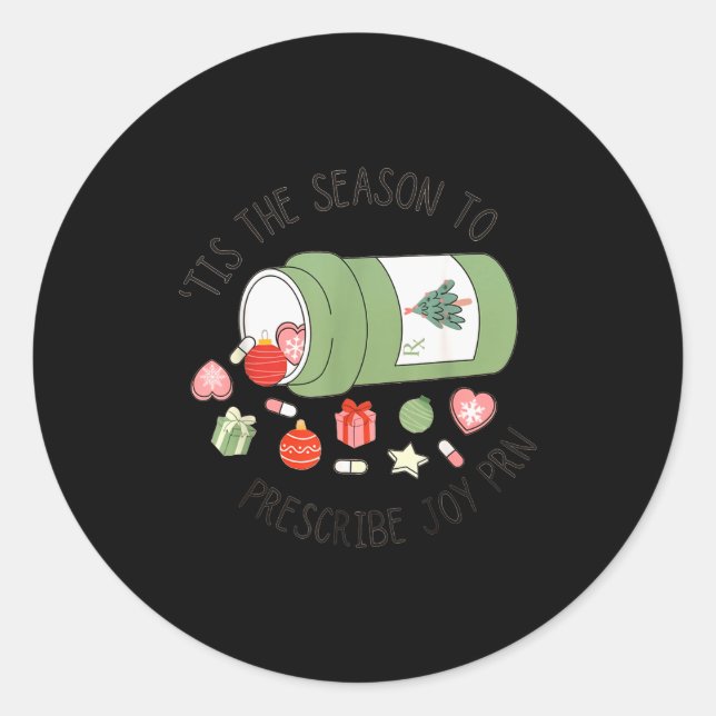 Sticker Rond Pharmacy Technician Christmas Pharmacy Graduation  (Devant)