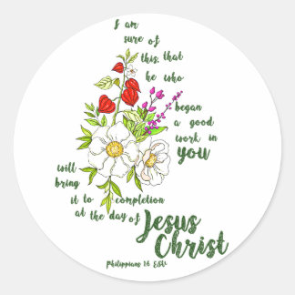 Sticker Rond Philippiens 1:6