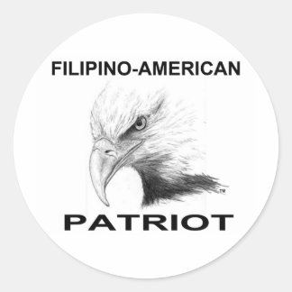 Sticker Rond Philippin-Américain