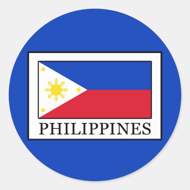 Sticker Rond Philippines (Devant)