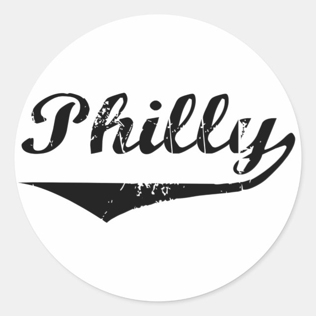 Sticker Rond Philly (Devant)