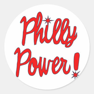 Sticker Rond Philly Power ! T-shirts, Sweat - shirt à capuche, 