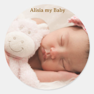 Sticker Rond Photo autocollante