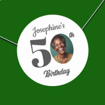 Photo de fête d'anniversaire 50 ans audacieux