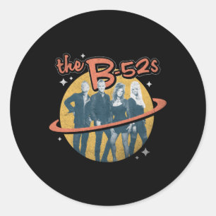 Sticker Rond Photo de la bande B-52S