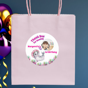 Sticker Rond Photo Fille de Lion de la mer de mer magnifique mi