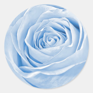 Sticker Rond Photographie Abstraite d'un Rose bleu clair