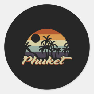Sticker Rond Phuket Thaïlande