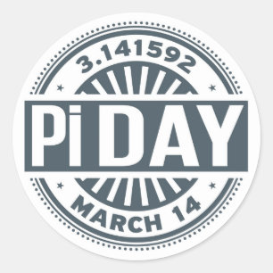 Sticker Rond Pi-Day