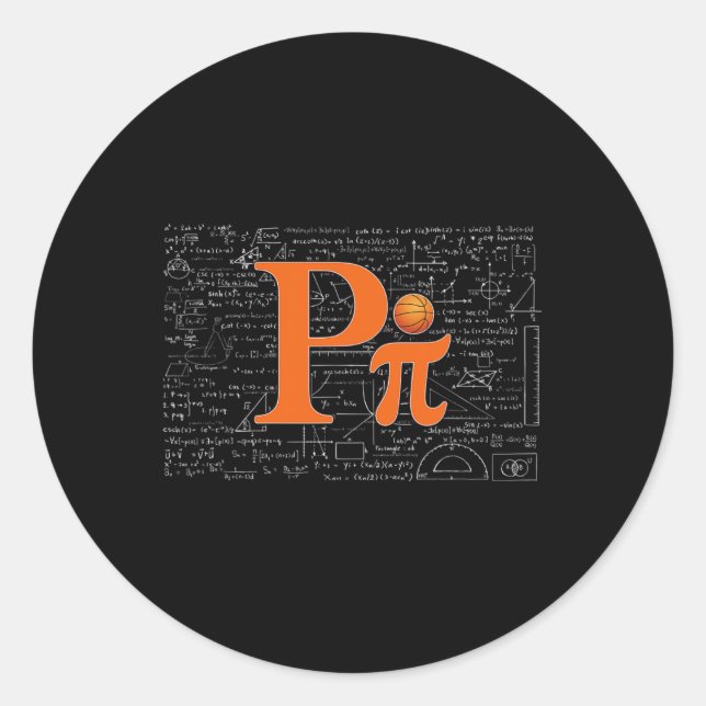 Sticker Rond Pi Day 2025 Math Science Drôle Enseignant Don (Devant)