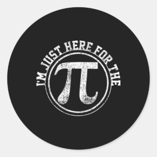Sticker Rond Pi Day Math Science Cadeau Étudiant enseignant Vin