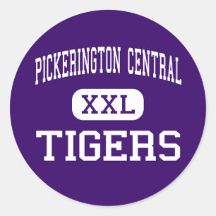 Sticker Rond Pickerington Central - Tigers - Pickerington