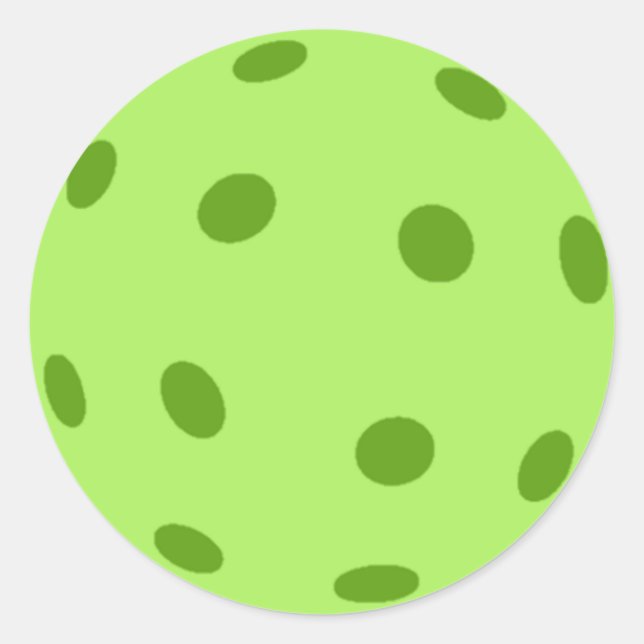 Sticker Rond Pickleball (Devant)