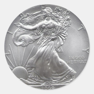 Sticker Rond Pièce de monnaie