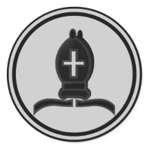 Pièce d'échec de l'évêque noir