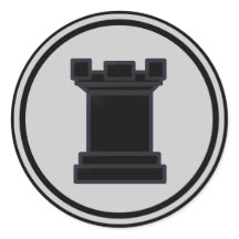 Pièce d'échecs Black Rook