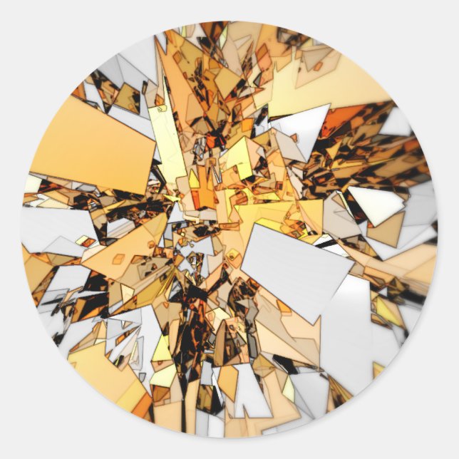 Sticker Rond Pièces d'or (Devant)