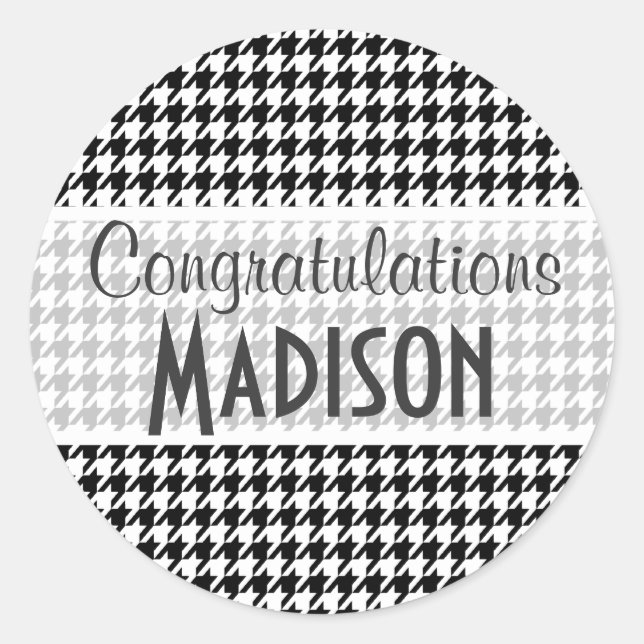 Sticker Rond Pied noir (Devant)