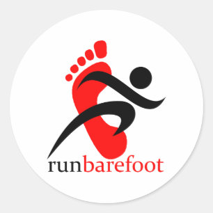 Sticker Rond pied-nu