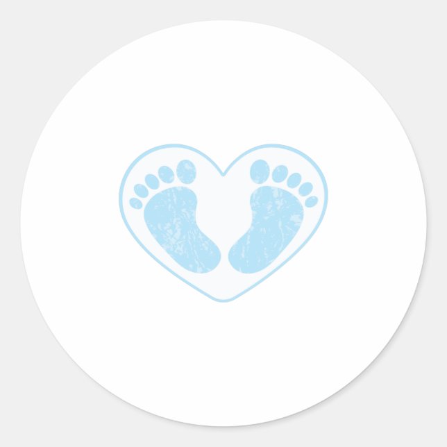 STICKER ROND PIEDS BÉBÉS (Devant)