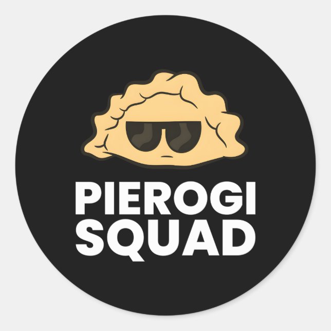 Sticker Rond Pierogi Squad Pologne Pierogi (Devant)