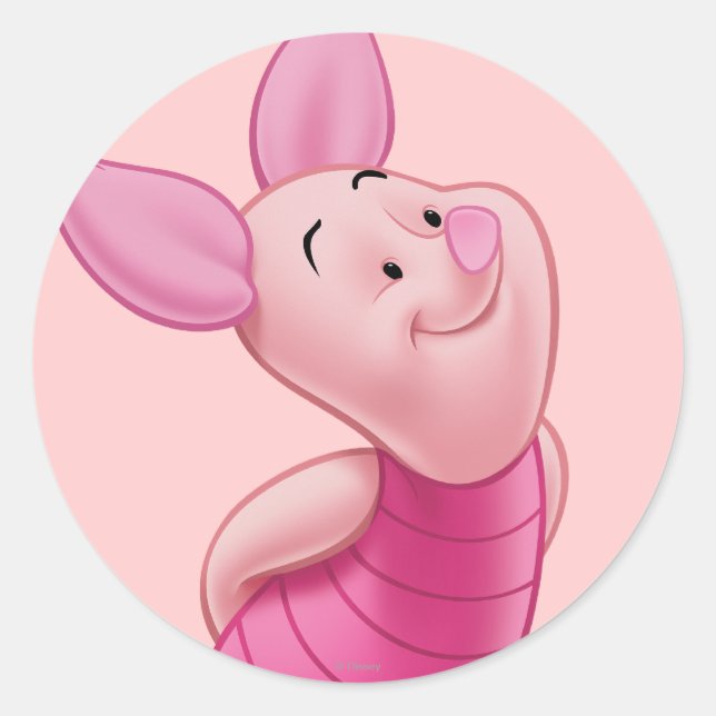 Sticker Rond Piglet 9 (Devant)
