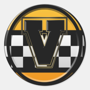 Sticker Rond Pilote de taxi V initial