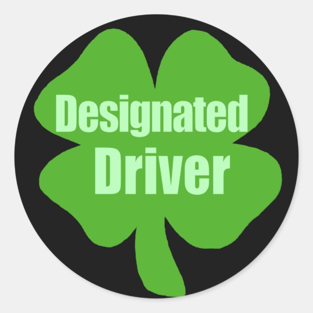 Sticker Rond Pilote désigné (Devant)